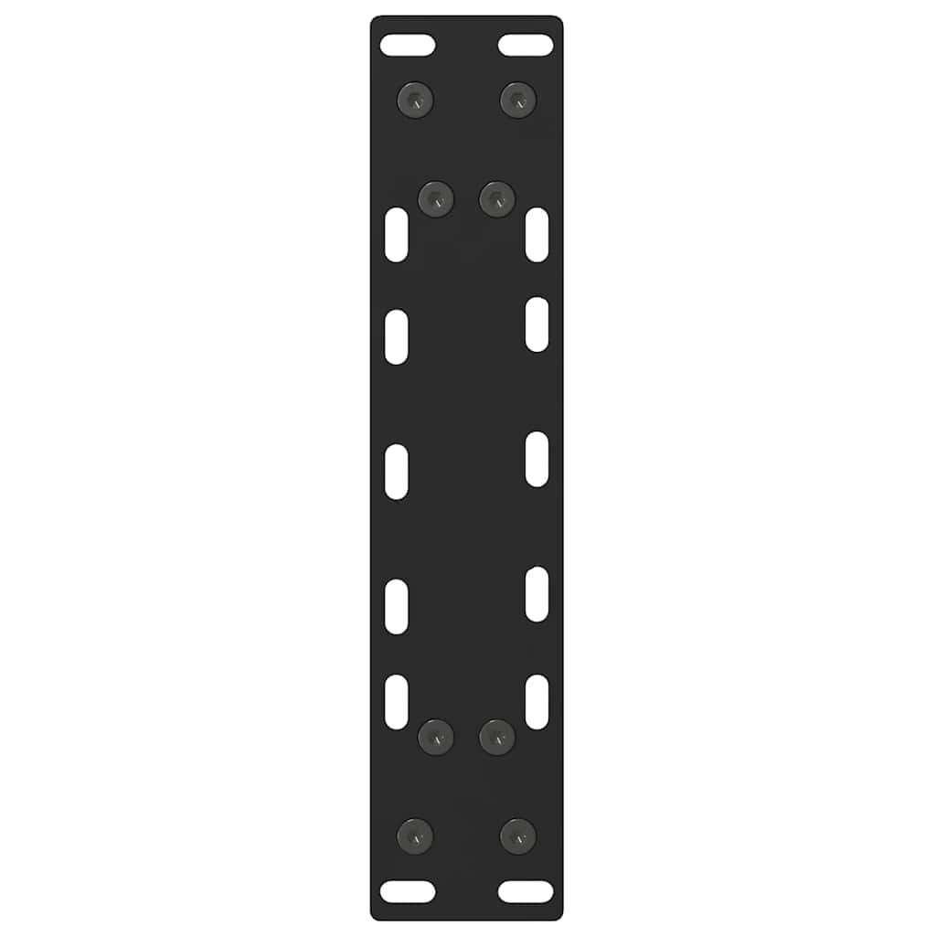Coffee Table Legs Black 2 pcs 28x(42-43) cm Steel