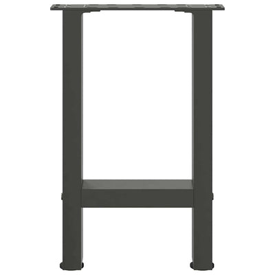 Coffee Table Legs Anthracite 2 pcs 28x(42-43) cm Steel
