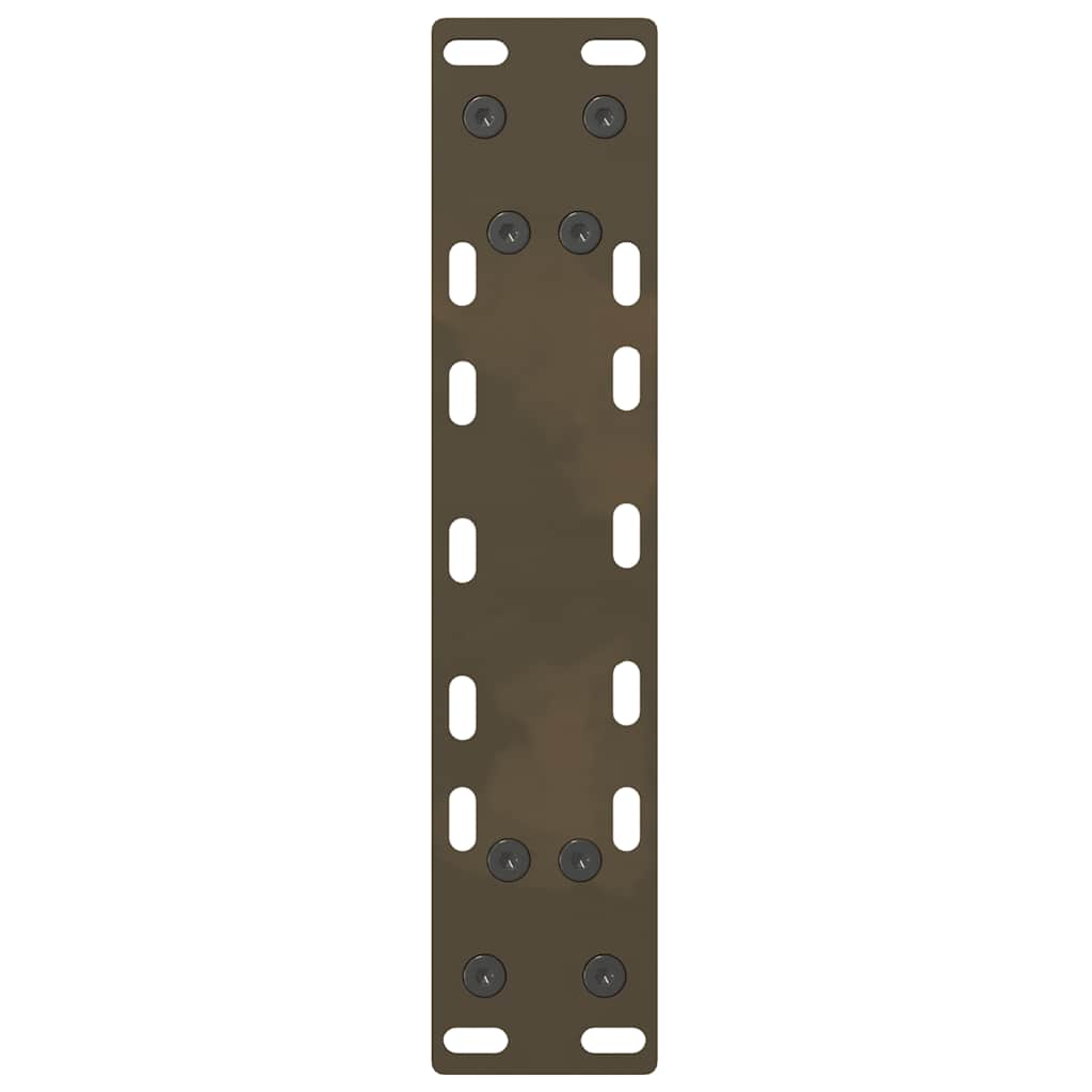 Coffee Table Legs Natural Steel 2 pcs 38x(42-43) cm Steel