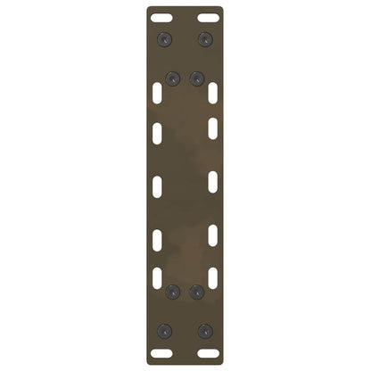 Coffee Table Legs Natural Steel 2 pcs 38x(42-43) cm Steel