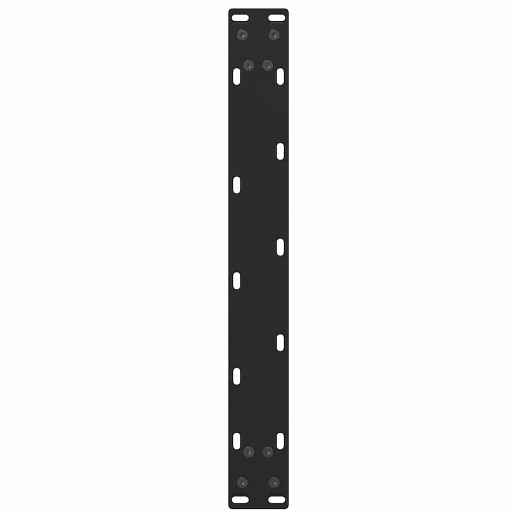 Coffee Table Legs Black 2 pcs 50x(42-43) cm Steel