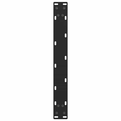 Coffee Table Legs Black 2 pcs 50x(42-43) cm Steel