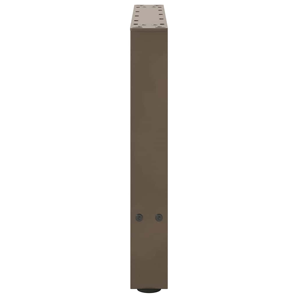 Coffee Table Legs Natural Steel 2 pcs 50x(42-43) cm Steel