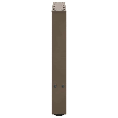 Coffee Table Legs Natural Steel 2 pcs 50x(42-43) cm Steel