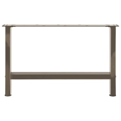 Coffee Table Legs Natural Steel 2 pcs 70x(42-43) cm Steel
