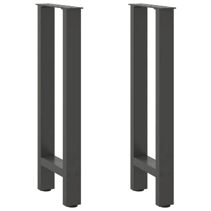 Console Table Legs Anthracite 2 pcs 28x(72-73) cm Steel