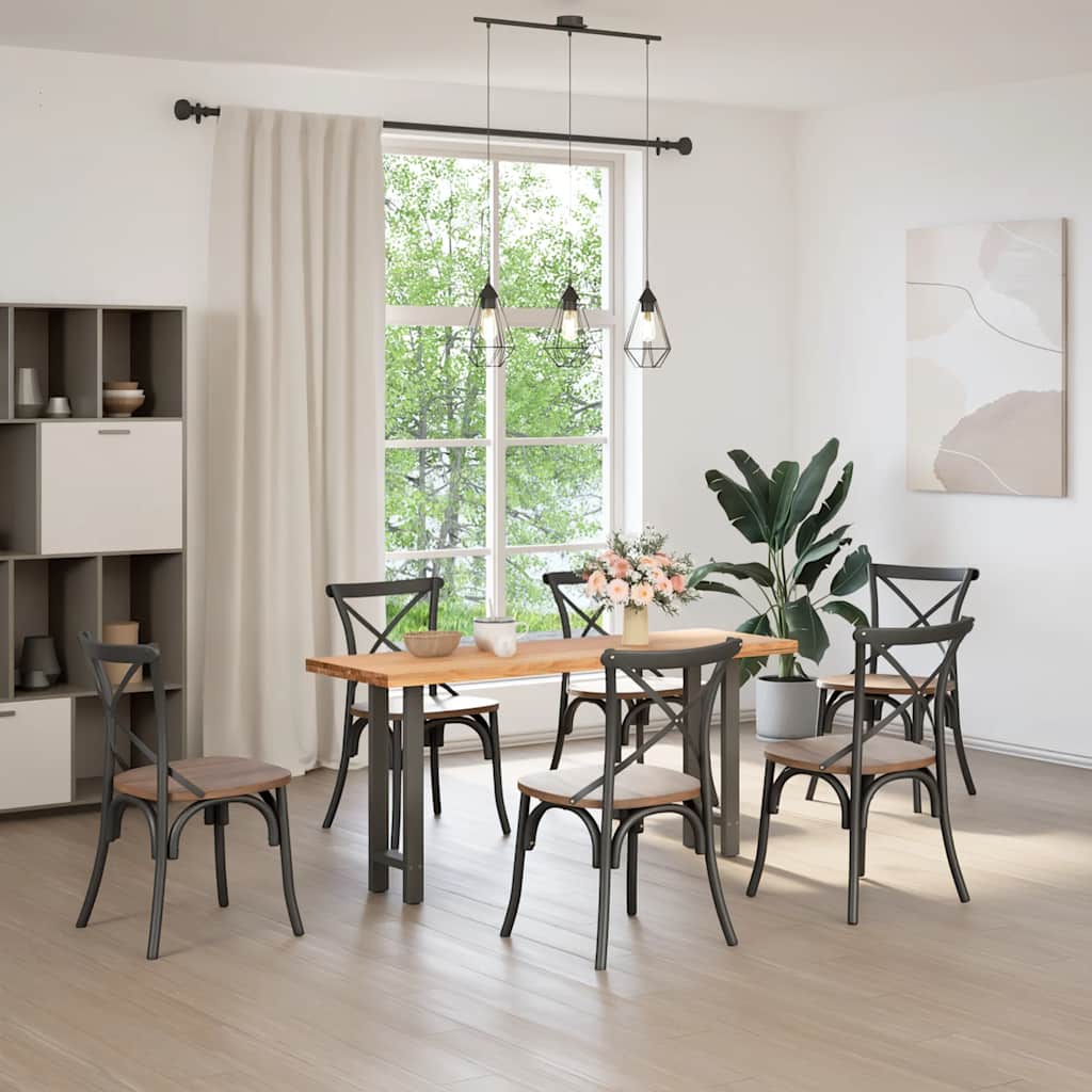 Console Table Legs Anthracite 2 pcs 28x(72-73) cm Steel