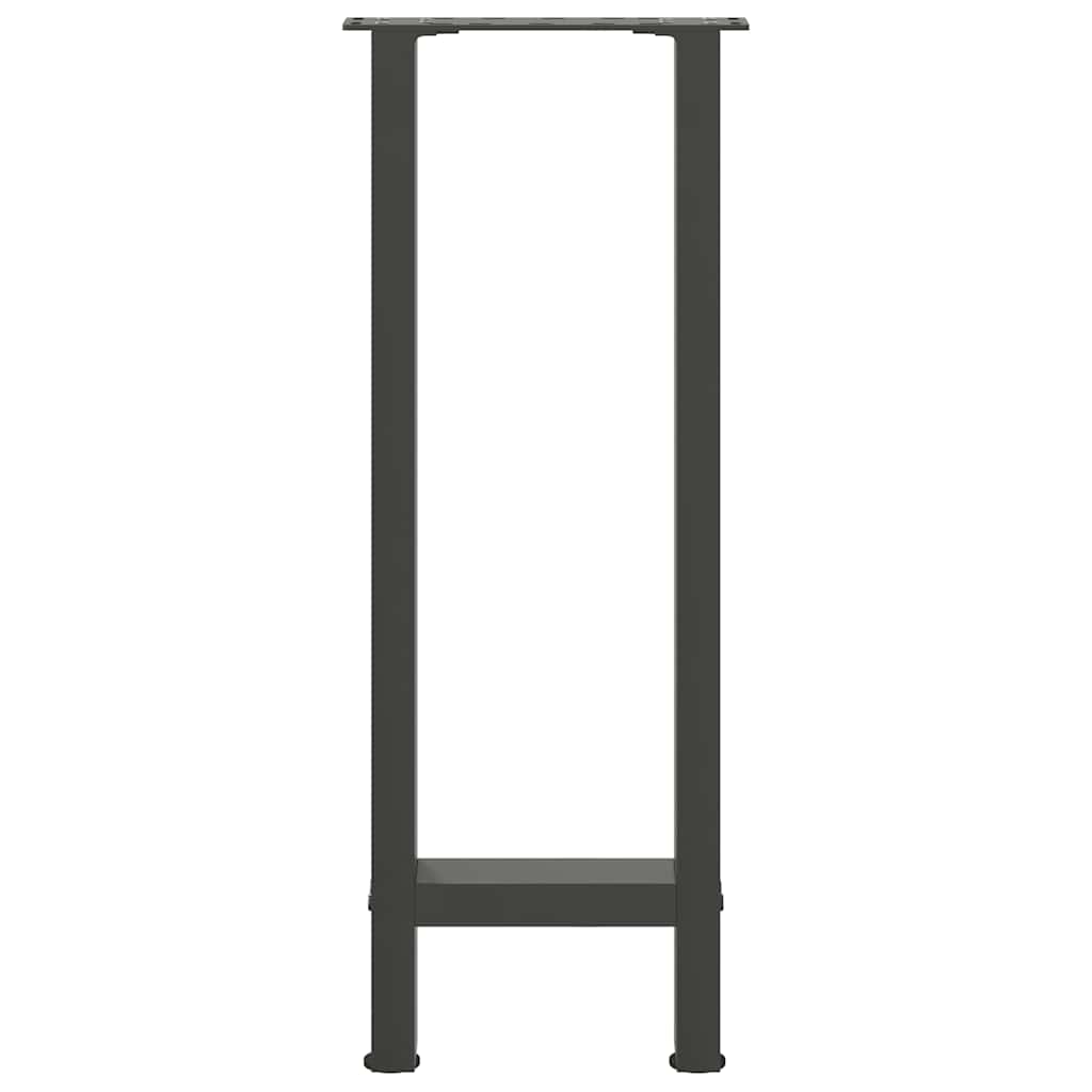 Console Table Legs Anthracite 2 pcs 28x(72-73) cm Steel