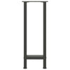 Coffee Table Legs Anthracite 2 pcs 38x(72-73) cm Steel