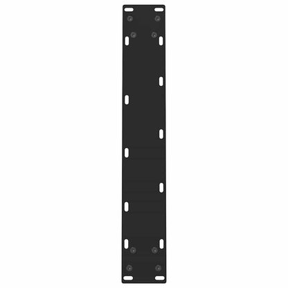 Dining Table Legs Black 2 pcs 50x(72-73) cm Steel