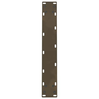Dining Table Legs Natural Steel 2 pcs 50x(72-73) cm Steel
