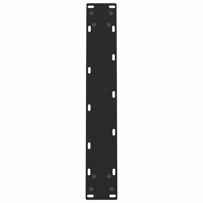 Dining Table Legs Black 2 pcs 60x(72-73) cm Steel