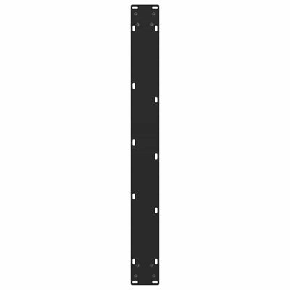 Dining Table Legs Black 2 pcs 70x(72-73) cm Steel