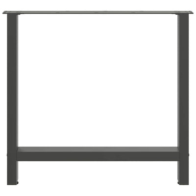 Coffee Table Legs Anthracite 2 pcs 70x(72-73) cm Steel