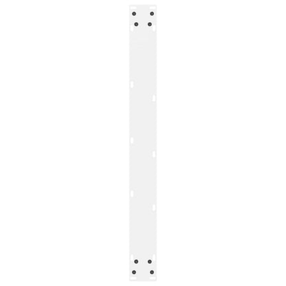 Dining Table Legs White 2 pcs 80x(72-73) cm Steel