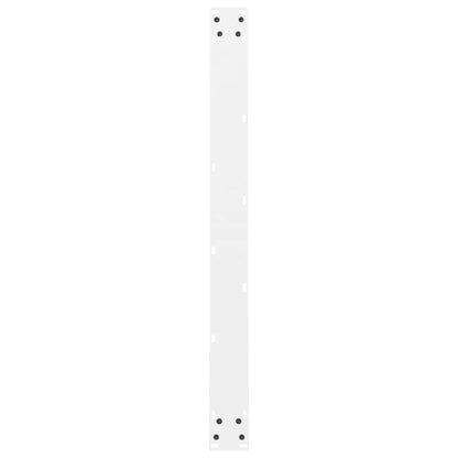 Dining Table Legs White 2 pcs 90x(72-73) cm Steel