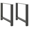 Coffee Table Legs Anthracite 2 pcs 90x(72-73) cm Steel