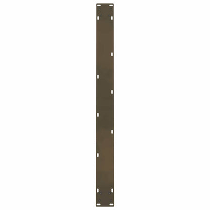 Dining Table Legs Natural Steel 2 pcs 90x(72-73) cm Steel