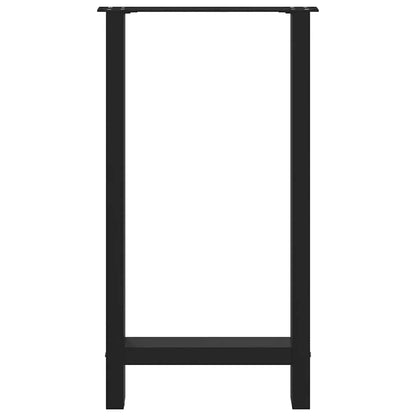 Bar Table Legs Black 2 pcs 40x(90-91) cm Steel