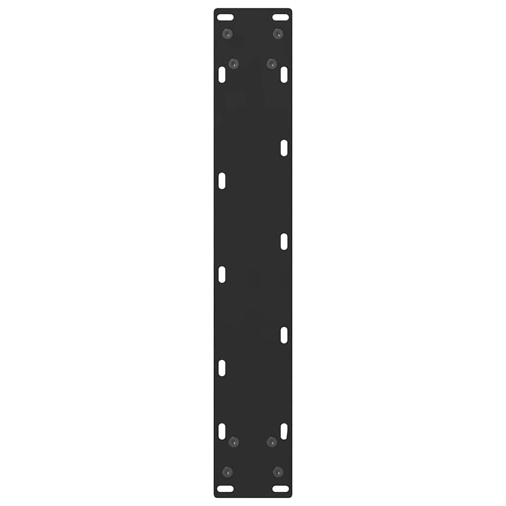 Bar Table Legs Black 2 pcs 40x(90-91) cm Steel