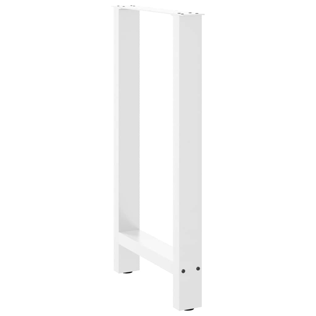 Bar Table Legs White 2 pcs 40x(90-91) cm Steel