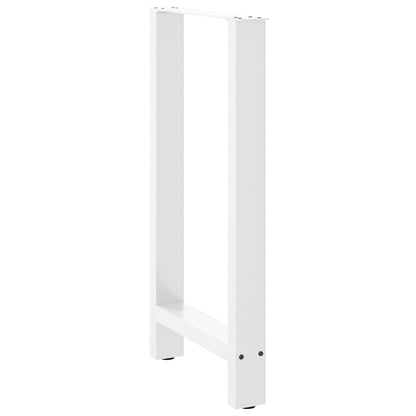 Bar Table Legs White 2 pcs 40x(90-91) cm Steel