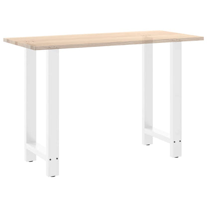 Bar Table Legs White 2 pcs 40x(90-91) cm Steel
