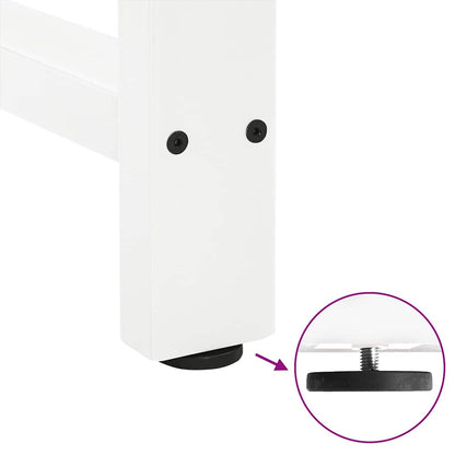 Bar Table Legs White 2 pcs 40x(90-91) cm Steel