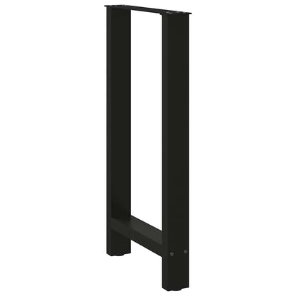 Bar Table Legs Black 2 pcs 50x(90-91) cm Steel