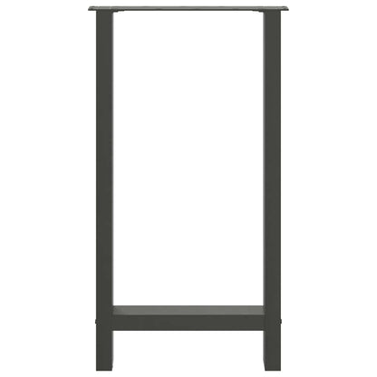 Bar Table Legs Anthracite 2 pcs 50x(90-91) cm Steel