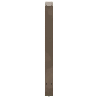 Bar Table Legs Natural Steel 2 pcs 50x(90-91) cm Steel