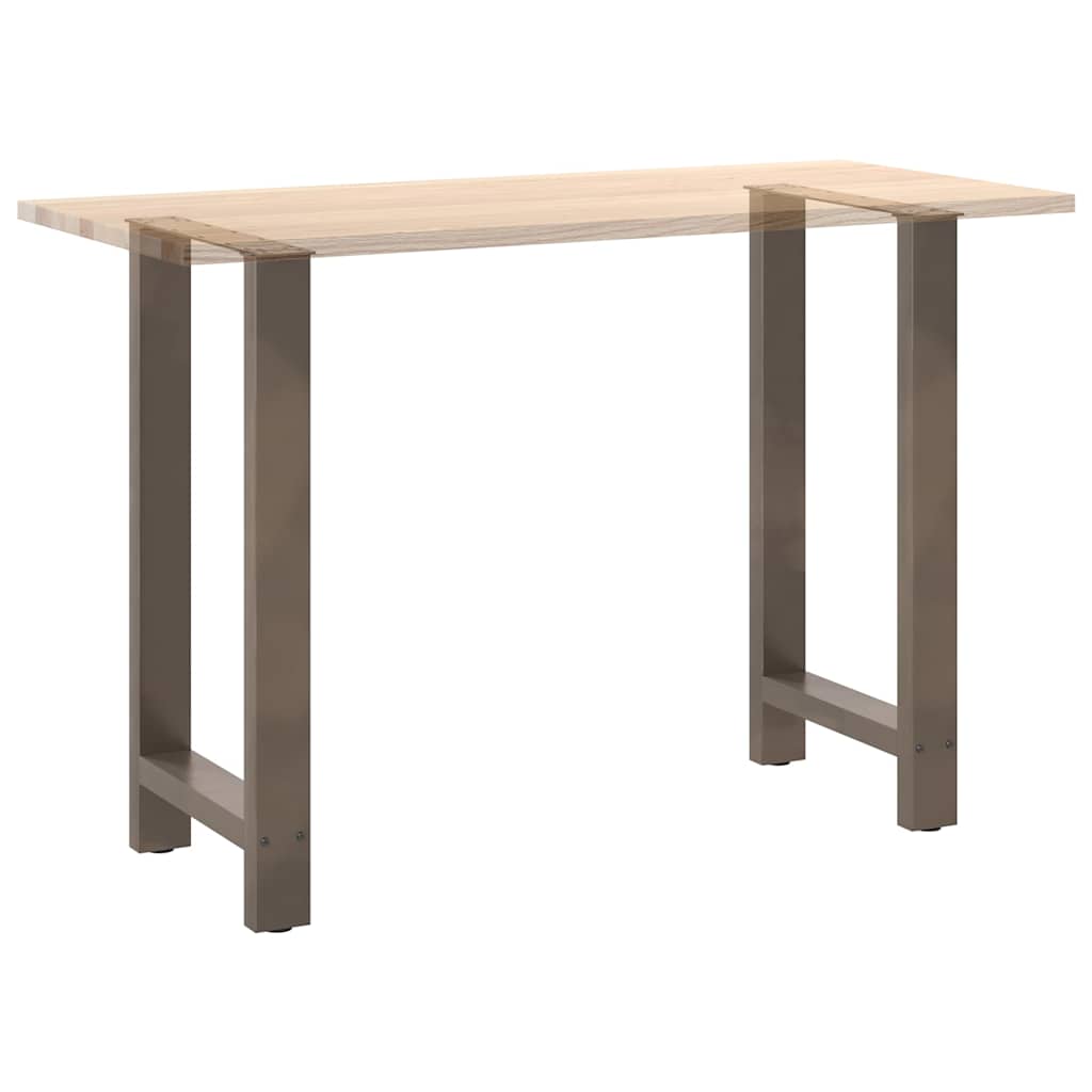 Bar Table Legs Natural Steel 2 pcs 50x(90-91) cm Steel