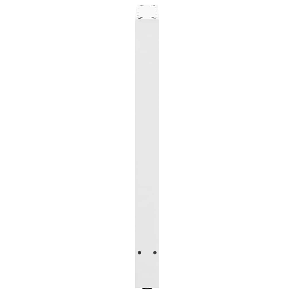 Bar Table Legs White 2 pcs 60x(90-91) cm Steel