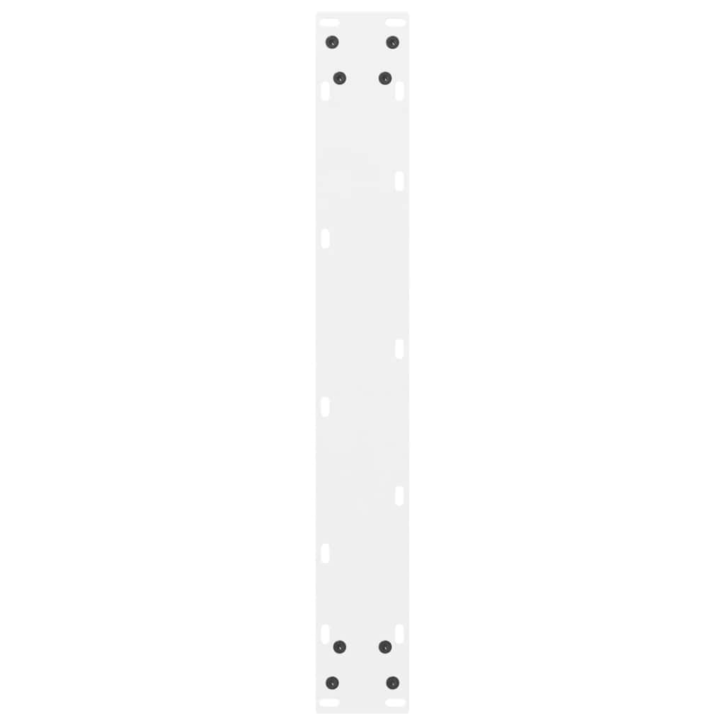 Bar Table Legs White 2 pcs 60x(90-91) cm Steel