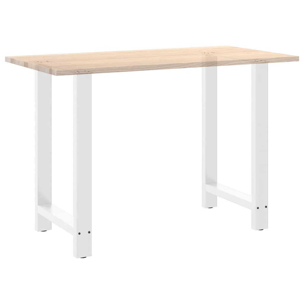 Bar Table Legs White 2 pcs 60x(90-91) cm Steel