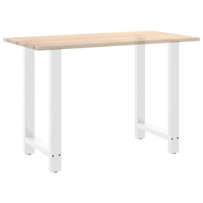 Bar Table Legs White 2 pcs 60x(90-91) cm Steel