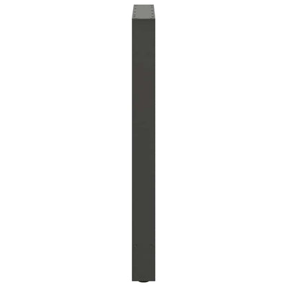 Bar Table Legs Anthracite 2 pcs 60x(90-91) cm Steel