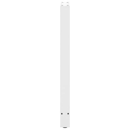Bar Table Legs White 2 pcs 40x(100-101) cm Steel