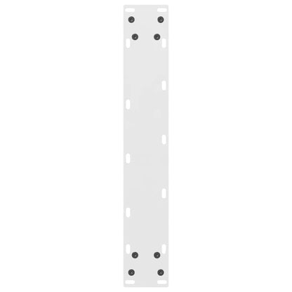 Bar Table Legs White 2 pcs 40x(100-101) cm Steel