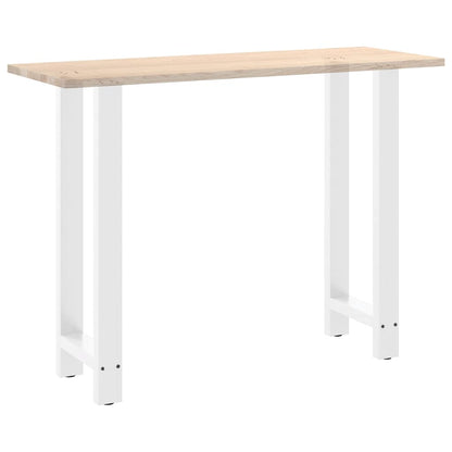 Bar Table Legs White 2 pcs 40x(100-101) cm Steel