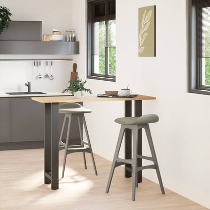 Bar Table Legs Anthracite 2 pcs 40x(100-101) cm Steel