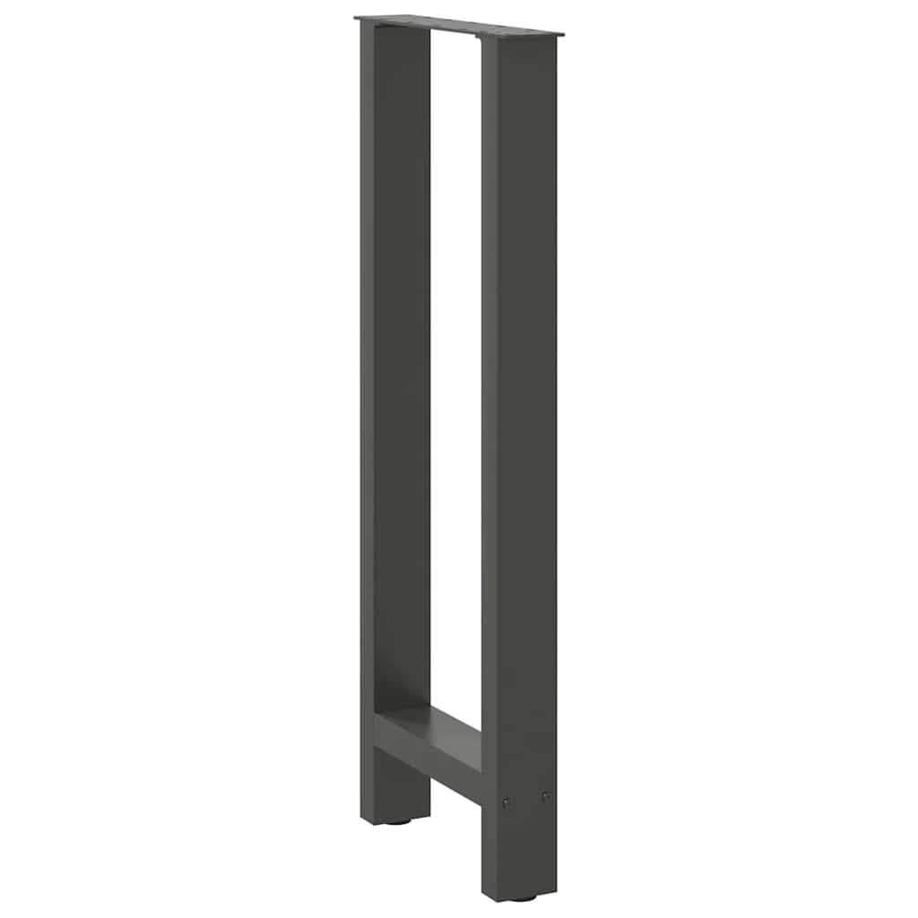 Bar Table Legs Anthracite 2 pcs 40x(100-101) cm Steel