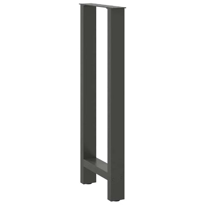 Bar Table Legs Anthracite 2 pcs 40x(100-101) cm Steel