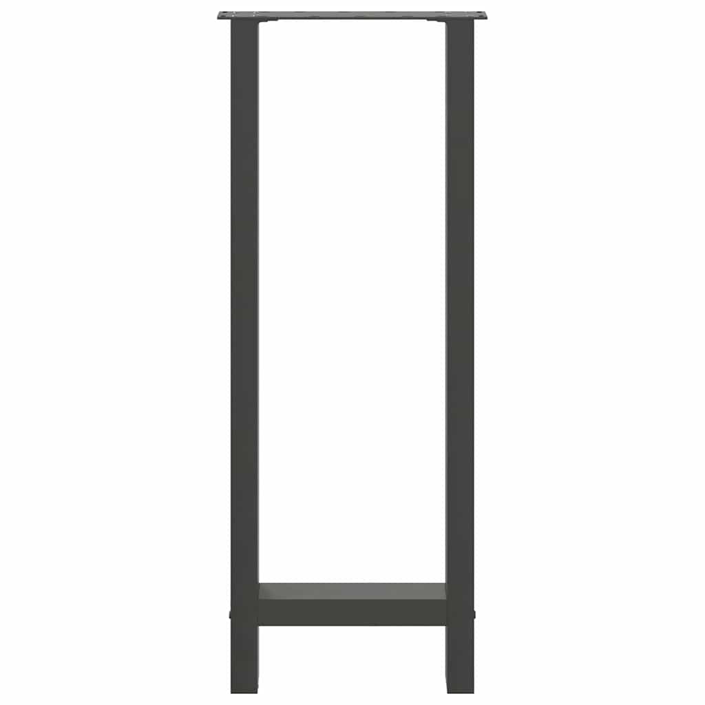 Bar Table Legs Anthracite 2 pcs 40x(100-101) cm Steel