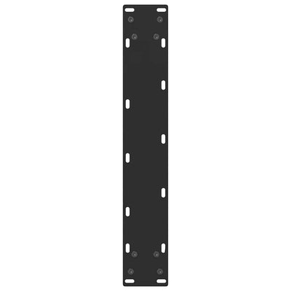 Bar Table Legs Black 2 pcs 50x(100-101) cm Steel