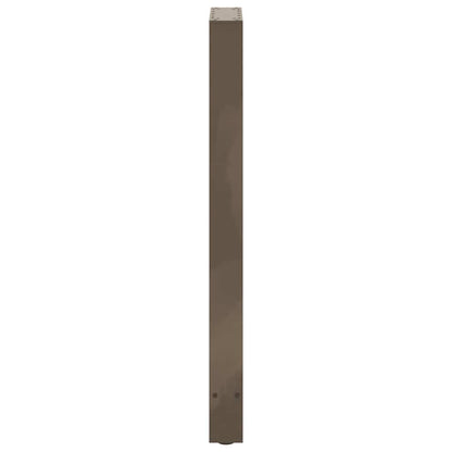 Bar Table Legs Natural Steel 2 pcs 50x(100-101) cm Steel