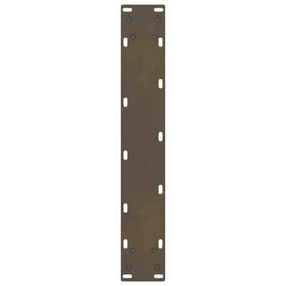 Bar Table Legs Natural Steel 2 pcs 50x(100-101) cm Steel