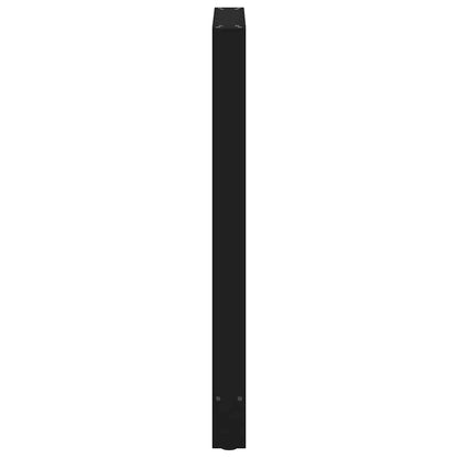 Bar Table Legs Black 2 pcs 60x(100-101) cm Steel
