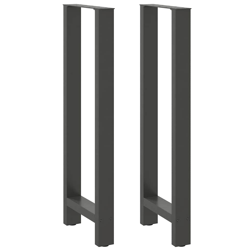 Bar Table Legs Anthracite 2 pcs 40x(110-111) cm Steel