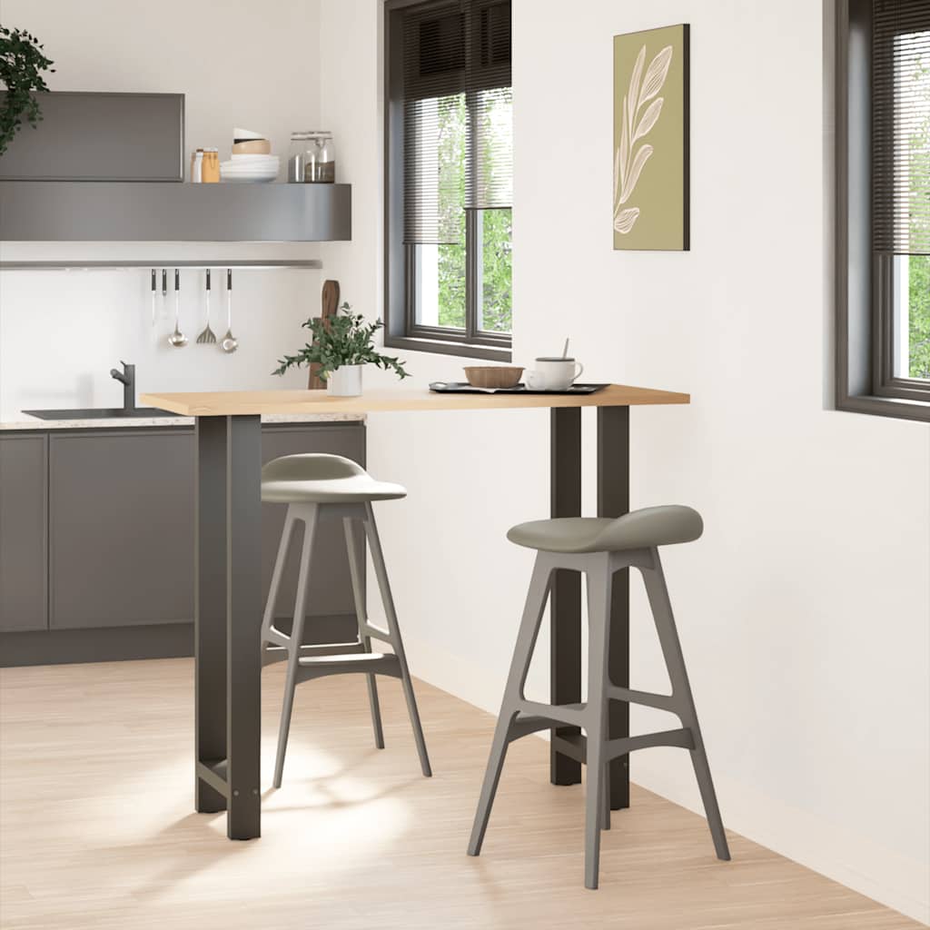 Bar Table Legs Anthracite 2 pcs 40x(110-111) cm Steel